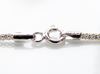 Picture of Chain for pendant in Italian sterling silver, mini popcorn link and spring ring clasp, 50 cm