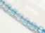 Picture of 6x8 mm, CoCo, Czech druk beads, transparent, light Montana blue luster