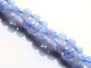 Afbeeldingen van 6x6 mm, rond, edelsteen kralen,  chalcedoon, blauw, natuurlijk, A-klasse