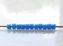 Picture of Japanese seed beads, round, size 11/0, Toho, opaque, cornflower blue