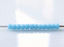 Picture of Japanese seed beads, round, size 11/0, Toho, opaque, light turquoise blue