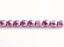 Image de 2x2 mm, perles à facettes tchèques rondes, orchidée ou violet nacré, opaque, or suédé