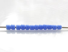 Picture of Japanese seed beads, round, size 11/0, Toho, opaque, periwinkle or lavender blue
