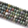 Image de 5x8 mm, perles rondelles, pierres gemmes, jaspe fantaisie, naturel, à facettes
