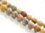 Image de 8x8 mm, perles rondes, pierres gemmes, agate de dentelle, naturelle