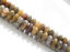 Image de 4x8 mm, perles rondelles convexes, pierres gemmes, agate de dentelle, naturelle