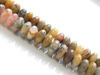 Picture of 4x8 mm, saucer, gemstone beads, crazy lace agate, natural