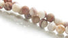 Image de 6x6 mm, perles rondes, pierres gemmes, agate de dentelle mexicaine, naturelle, dépolie