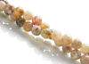Picture of 6x6 mm, round, gemstone beads, moss agate, rose beige, natural