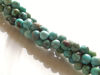 Image de 3x3 mm, perles rondes, pierres gemmes, turquoise de Hubei, naturelle