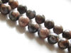 Image de 10x10 mm, perles rondes, pierres gemmes, opale commune, bleue, naturelle