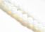 Picture of 8x8 mm, round, gemstone beads, opalite, opal quartz or milky quartz