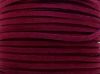 Image de 3x1,2 mm, cordon synthétique en suédine Ultra, rouge bordeaux profond, 5 mètres