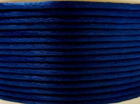 Image de Queue de rat, cordon en satin de rayon, 2 mm, bleu céleste, 5 mètres