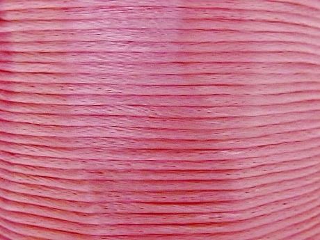 Image de Queue de rat, cordon en satin de rayon, 2 mm, rose pâle, 5 mètres
